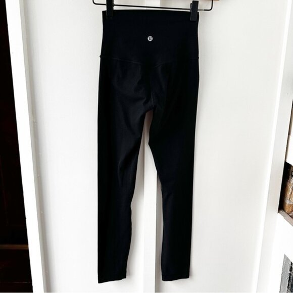 LULULEMON black Align Ribbed High-Rise Pant 25" - Picture 6 of 8